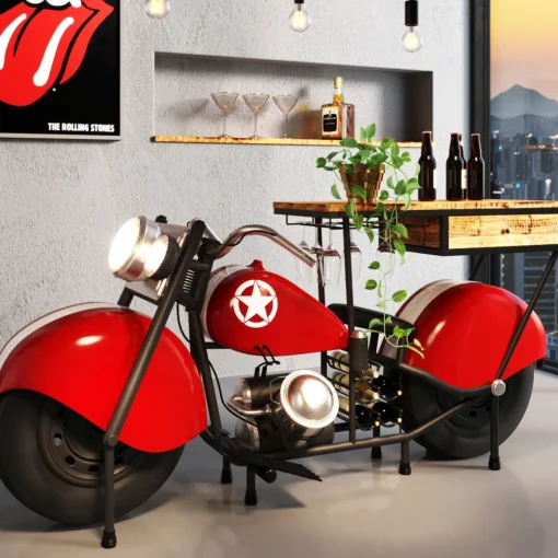 KARE Bar Motorbike Rot Discount