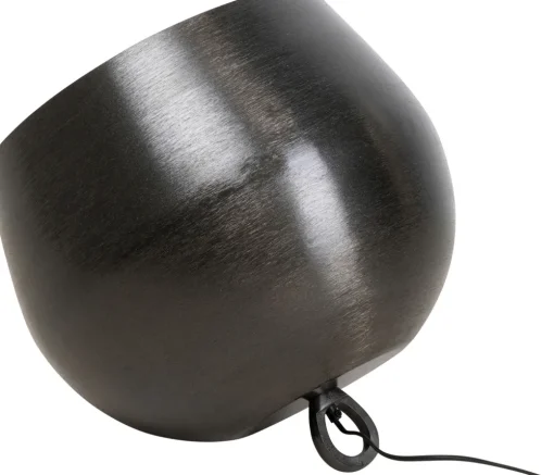 KARE Bodenleuchte Apollon Smooth Schwarz Ø50cm Hot