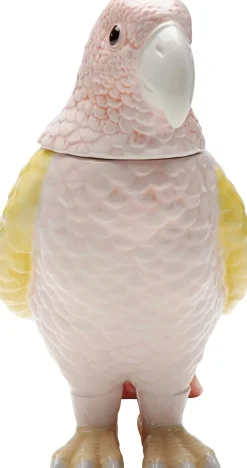 KARE Deko Dose Exotic Bird Giallo 23cm Outlet