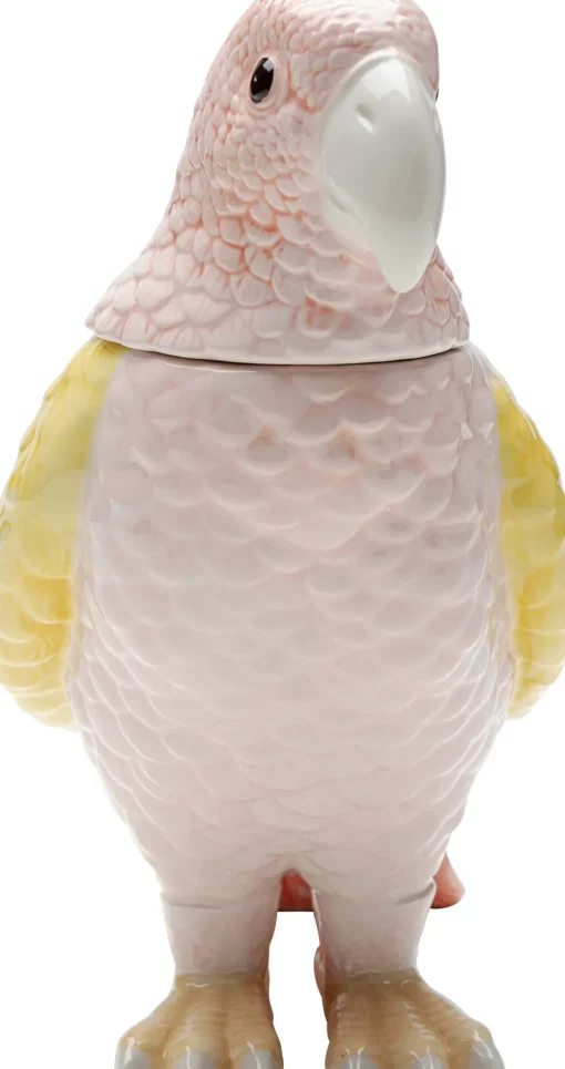 KARE Deko Dose Exotic Bird Giallo 23cm Outlet