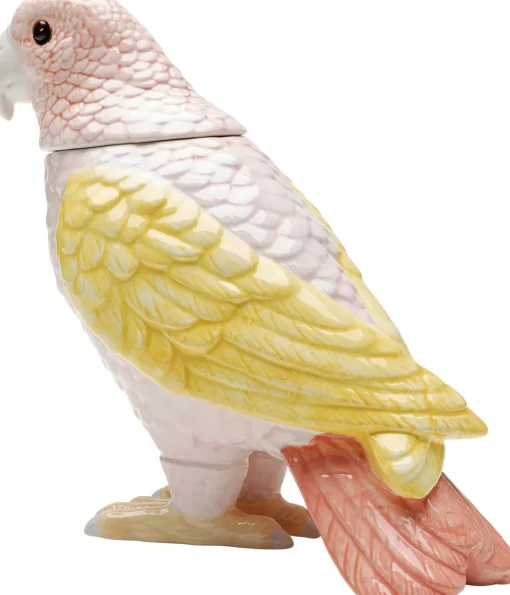 KARE Deko Dose Exotic Bird Giallo 23cm Outlet