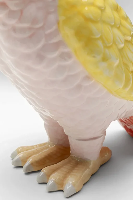 KARE Deko Dose Exotic Bird Giallo 23cm Outlet