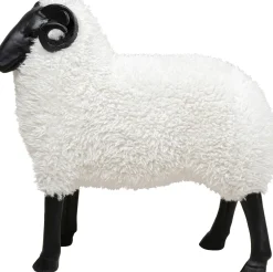KARE Deko Figur Bathilde Ram Weiß 78cm Clearance