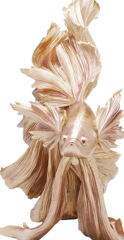KARE Deko Figur Betta Fish Gold New