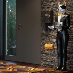 KARE Deko Figur Butler Dog Alfred 159cm Clearance