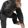 KARE Deko Figur Butler Playing Chimp Schwarz 52cm Outlet