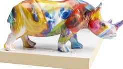 KARE Deko Figur Colored Rhino 17cm Online