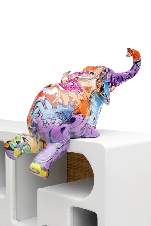 KARE Deko Figur Elefant Zirkus Graffiti (2/Set) Best