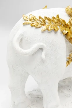KARE Deko Figur Flower Pig Weiß 21cm Clearance