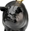 KARE Deko Figur Flying Pig Schwarz 21cm Discount