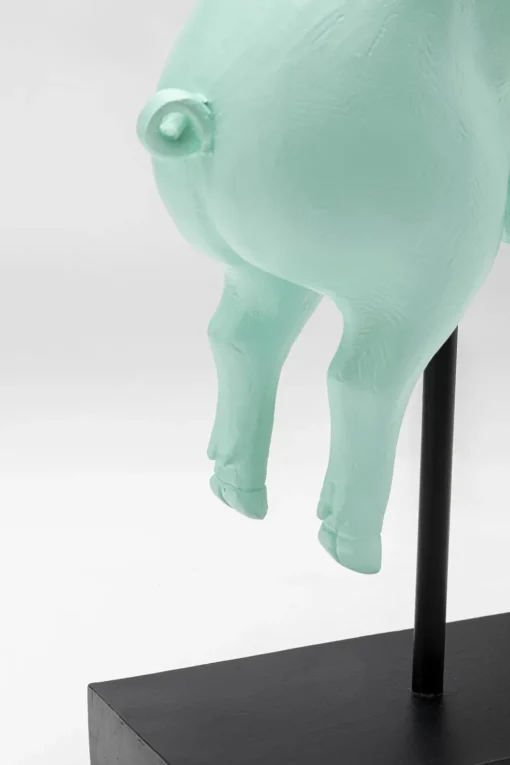 KARE Deko Figur Flying Pig Türkis 29cm Clearance