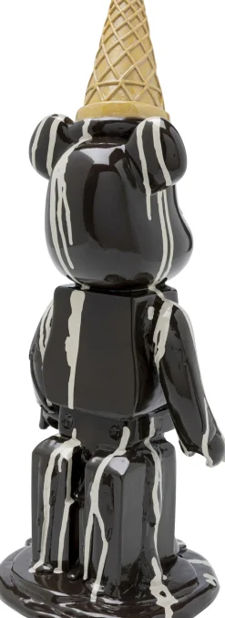 KARE Deko Figur Gelato Bear Schwarz 40cm Online
