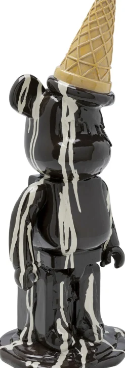 KARE Deko Figur Gelato Bear Schwarz 40cm Online