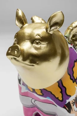KARE Deko Figur Graffiti Flying Pig 16cm Best