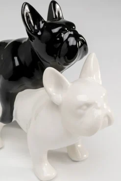 KARE Deko Figur Love Dogs Schwarz Fashion