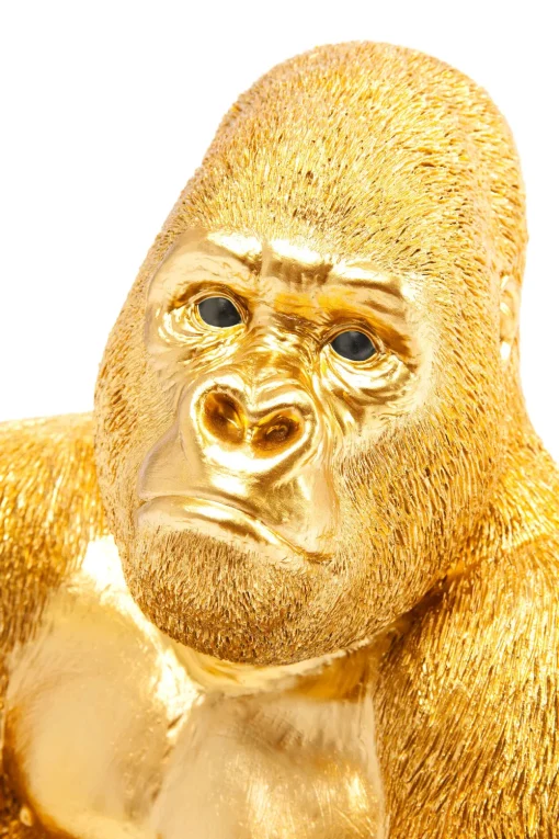 KARE Deko Figur Monkey Gorilla Side Medium Gold 39cm Outlet