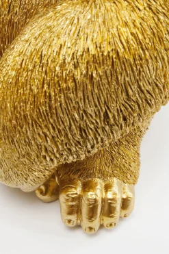KARE Deko Figur Monkey Gorilla Side Medium Gold 39cm Outlet