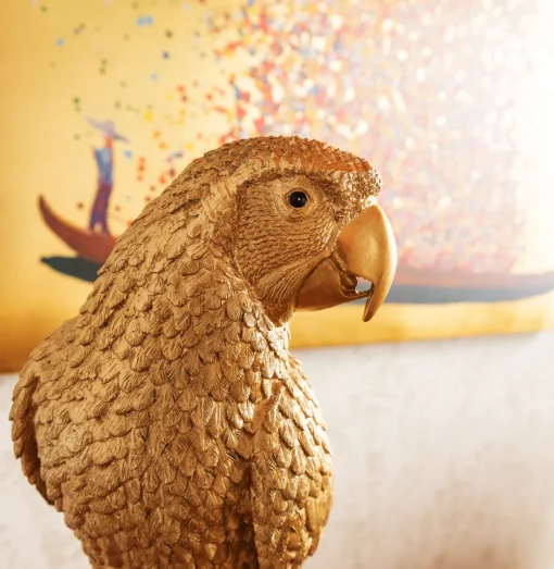 KARE Deko Figur Parrot Gold 116cm Hot