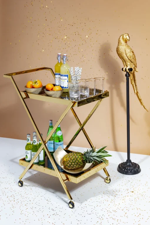KARE Deko Figur Parrot Gold 116cm Hot