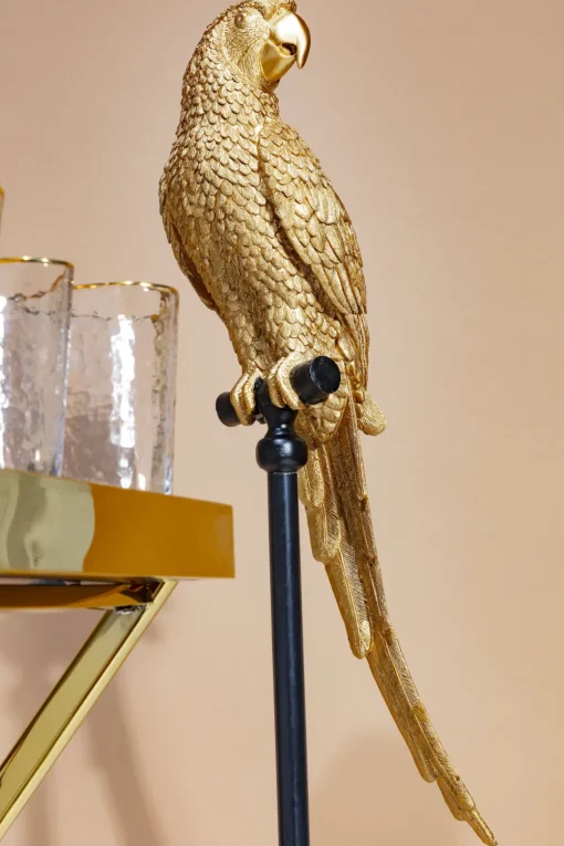 KARE Deko Figur Parrot Gold 116cm Hot