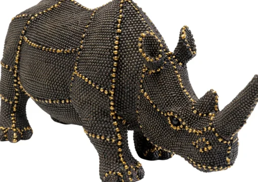 KARE Deko Figur Rhino Rivets Pearls 26cm Discount