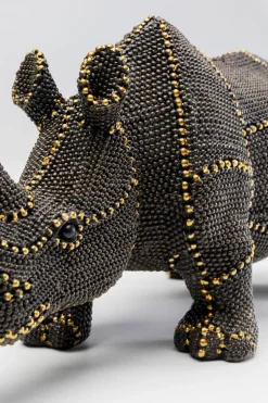 KARE Deko Figur Rhino Rivets Pearls 26cm Discount