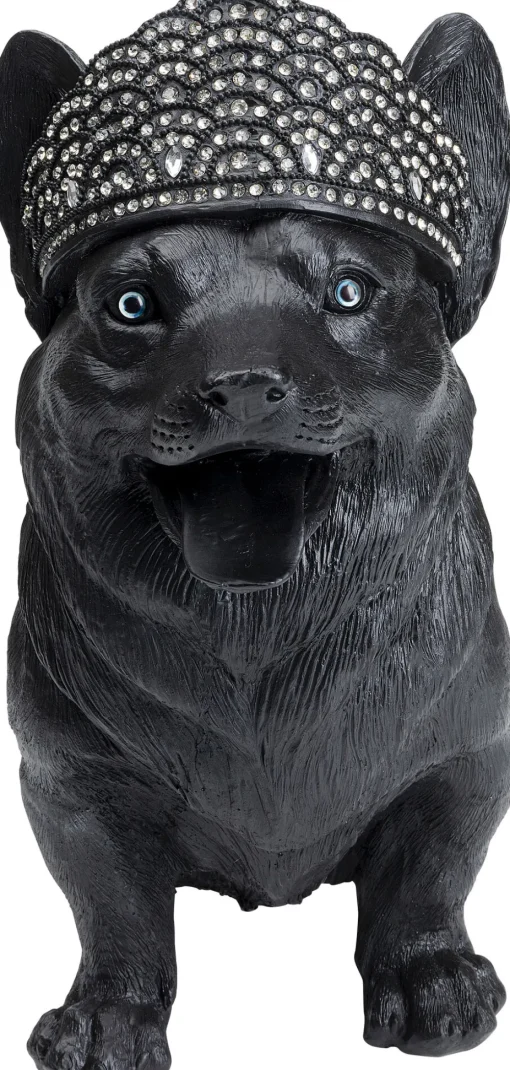 KARE Deko Figur Royal Standing Corgi Schwarz 52cm Online
