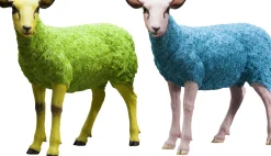 KARE Deko Figur Sheep Colore Green Clearance