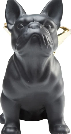KARE Deko Figur Sitting Angel Dog Gold-Schwarz Discount