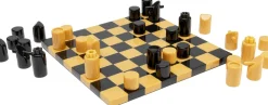 KARE Deko Objekt Chess Focus Senf 26x26cm Best