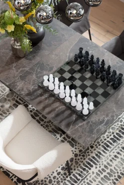 KARE Deko Objekt Chess Transparent 60x60cm Fashion