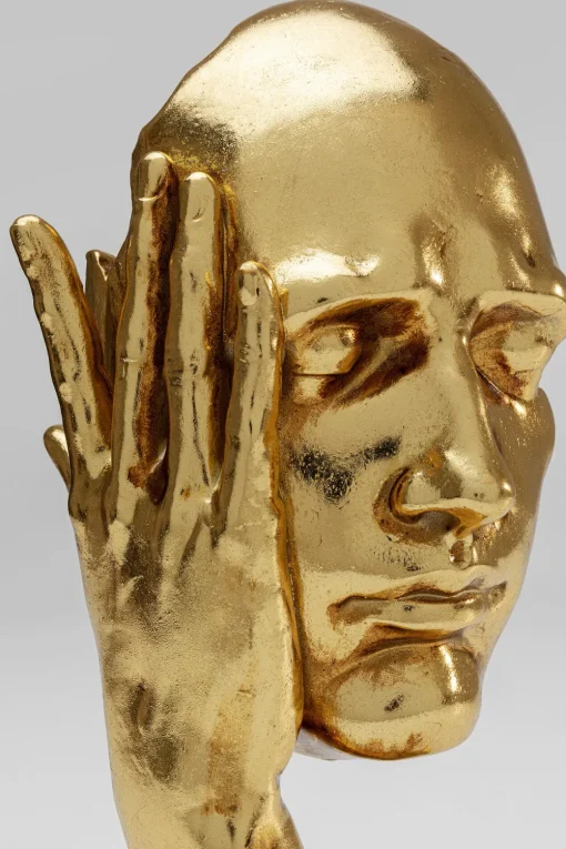 KARE Deko Objekt In my Mind Gold 30cm New