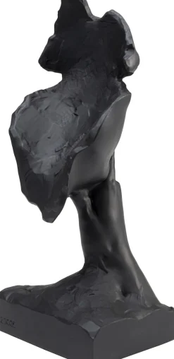 KARE Deko Objekt Quiet Face Schwarz 31cm Online