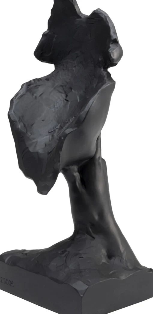 KARE Deko Objekt Quiet Face Schwarz 31cm Online