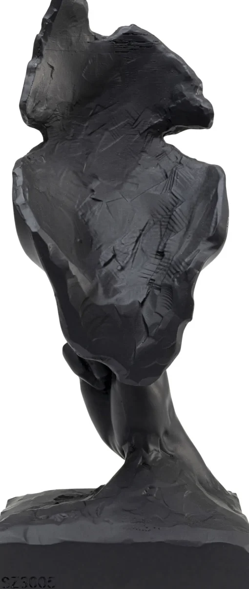 KARE Deko Objekt Quiet Face Schwarz 31cm Online