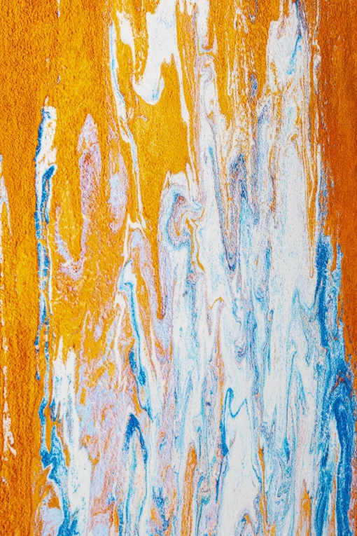 KARE Gerahmtes Bild Artistas Orange 120x180cm New