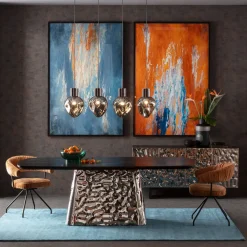 KARE Gerahmtes Bild Artistas Orange 120x180cm New