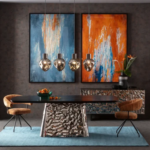 KARE Gerahmtes Bild Artistas Orange 120x180cm New