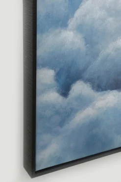 KARE Gerahmtes Bild Cloud Boat 60x120cm Outlet