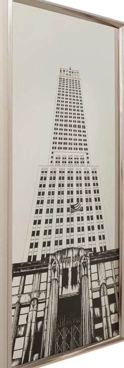 KARE Gerahmtes Bild Empire State Mirror 77x130cm Clearance