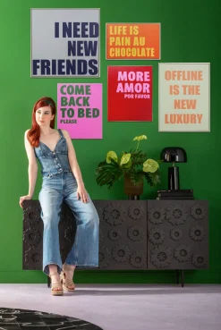 KARE Gerahmtes Bild New Friends 80x80cm Clearance