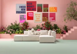 KARE Gerahmtes Bild New Friends 80x80cm Clearance