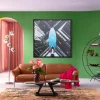 KARE Gerahmtes Bild Skyline Skater 149x149cm Sale