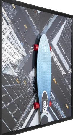 KARE Gerahmtes Bild Skyline Skater 149x149cm Sale