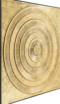 KARE Objektbild Art Circle Gold 120x120cm Outlet