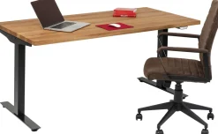 KARE Schreibtisch Office Jackie Eiche Schwarz 160x80 New