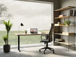 KARE Schreibtisch Office Jackie Eiche Schwarz 160x80 New