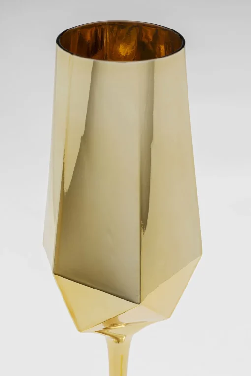 KARE Sektglas Diamond Gold Clearance