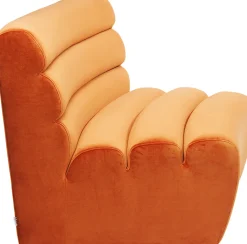 KARE Sofa Element Wave Orange Hot