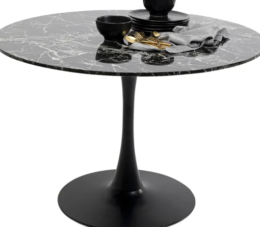 KARE Tisch Schickeria Marmor Schwarz 110cm Outlet